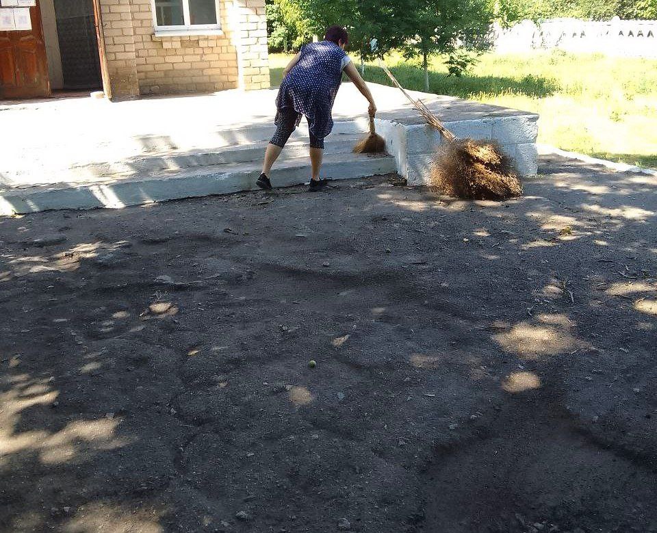 Благоустройство села Ольгино.