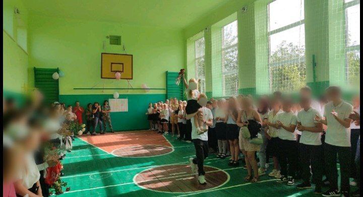 Открытие школы в селе Ольгино..