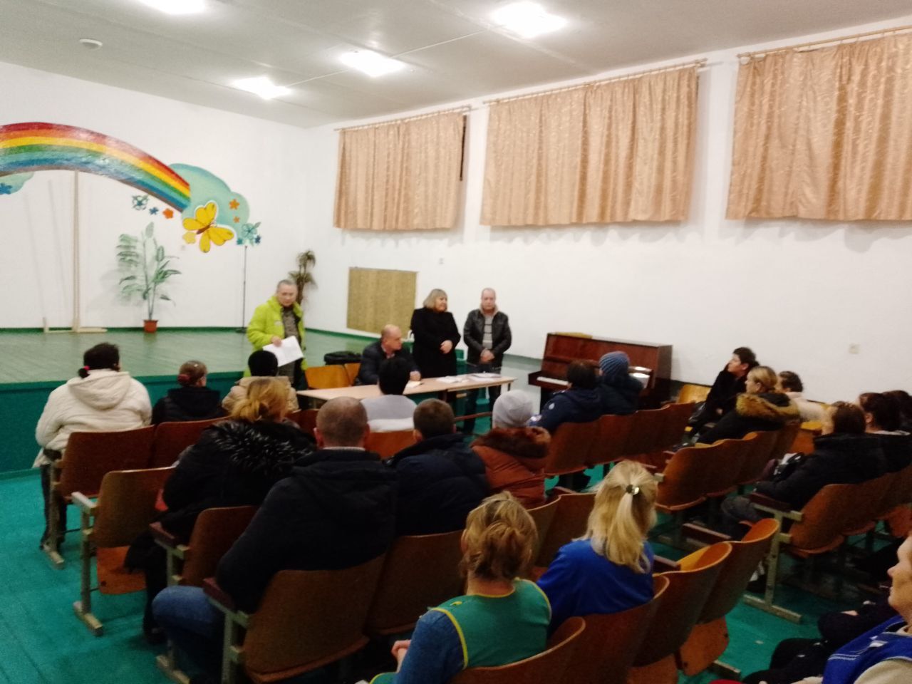 В Константиновской школе прошло открытое родительское собрание района.