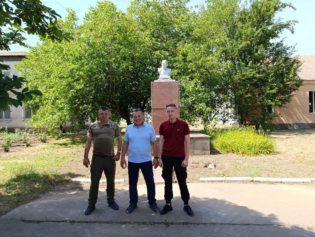 В Горностаевском муниципальном округе восстановлен памятник Ленина.